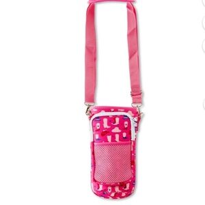 3/$25 Pink Western-Themed Crossbody Bag Cowgirl Car Cup Bottle Sleeve with Pouch